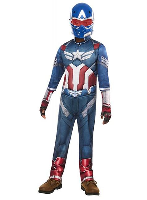 Kostým Kapitán Amerika: Brave New World Deluxe pro chlapce