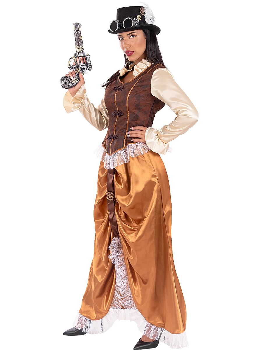 Dugi Steampunk kostim za žene