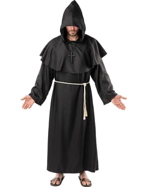 Deluxe monk costume for adults