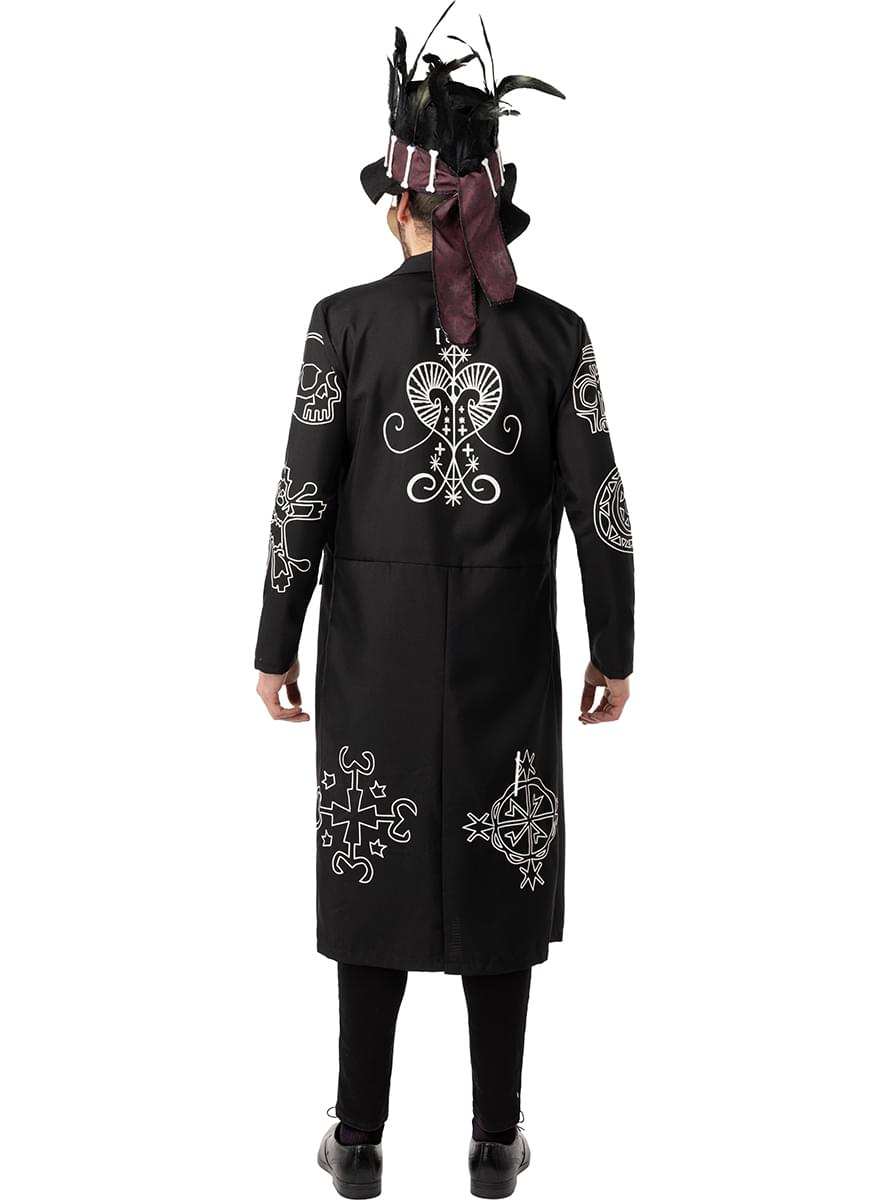 Voodoo skelettkostym för män