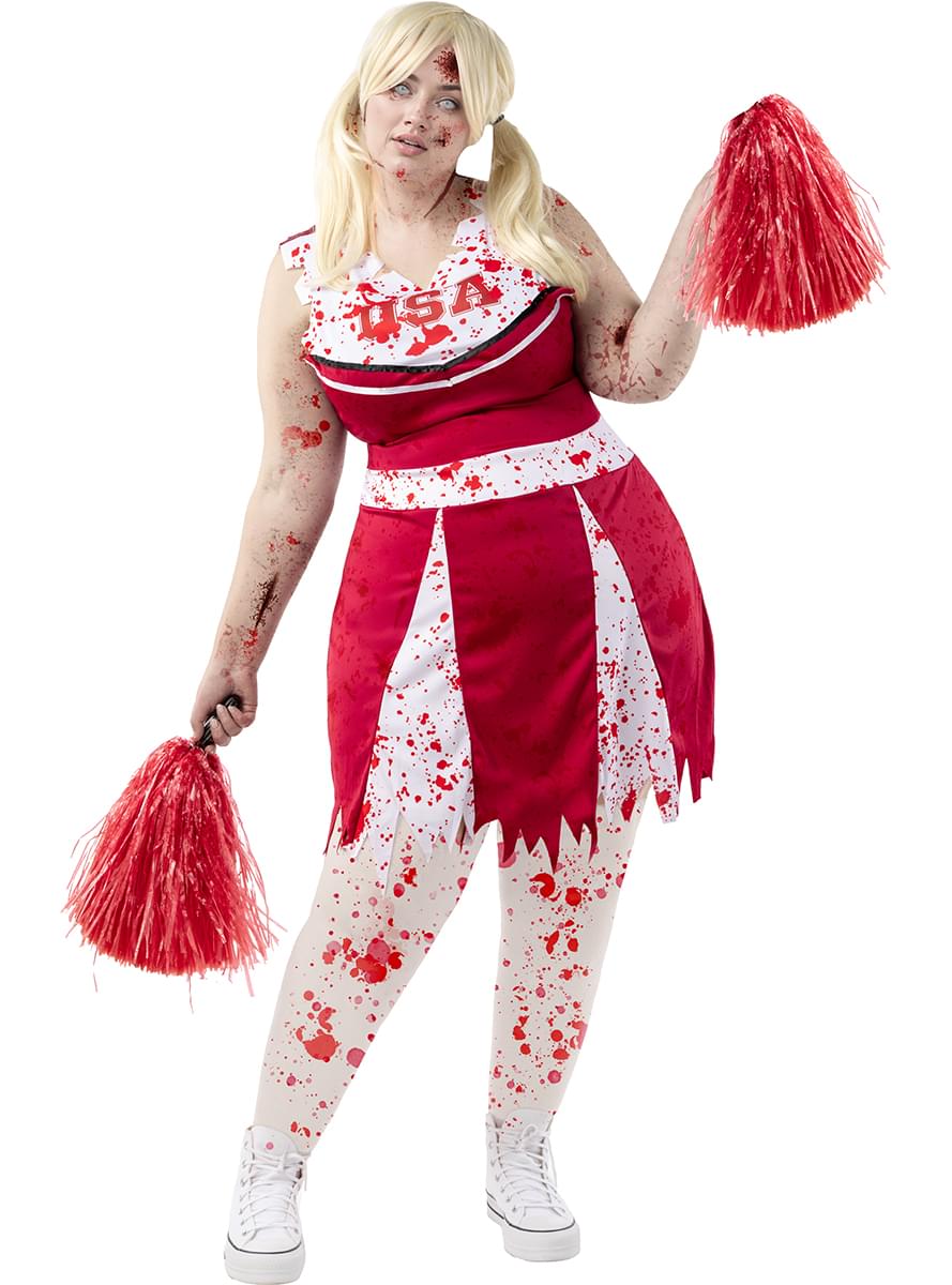 Zombie Szurkolólány Jelmez Nőknek Plus Size