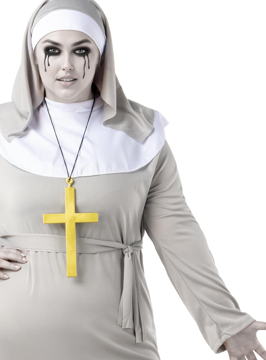 Lielās izmēra zombiju mūķenes kostīms