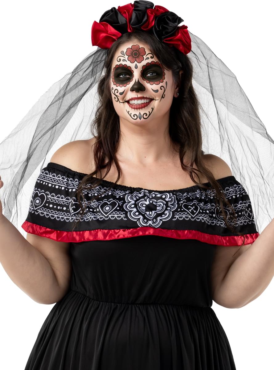 Dia de los Muertos Jelmez Nőknek Plus Size