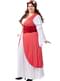 Blå middelaldersk prinsessekostyme til kvinner Plus Size