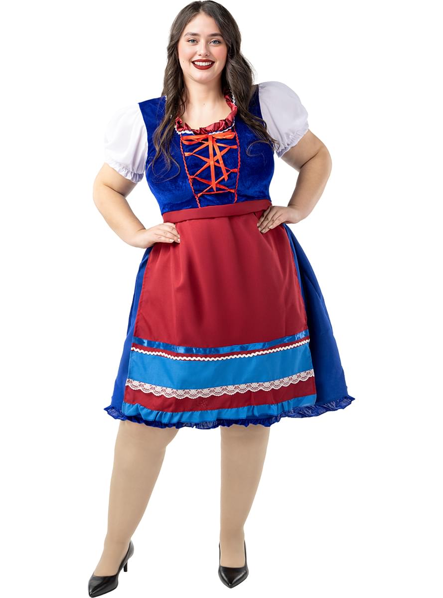 Tirolski deluxe kostum za ženske večje velikosti