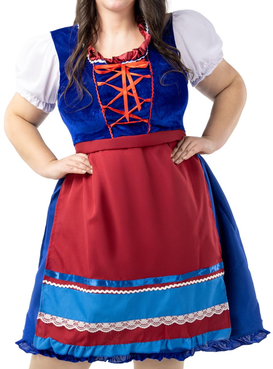 Costume da Tirolese da donna taglie forti