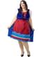 Disfraz de Tirolesa deluxe para mujer talla grande