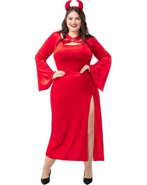Costum de preoteasă diavol pentru femei mărime mare