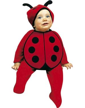 Babete e boné de joaninha para bebé