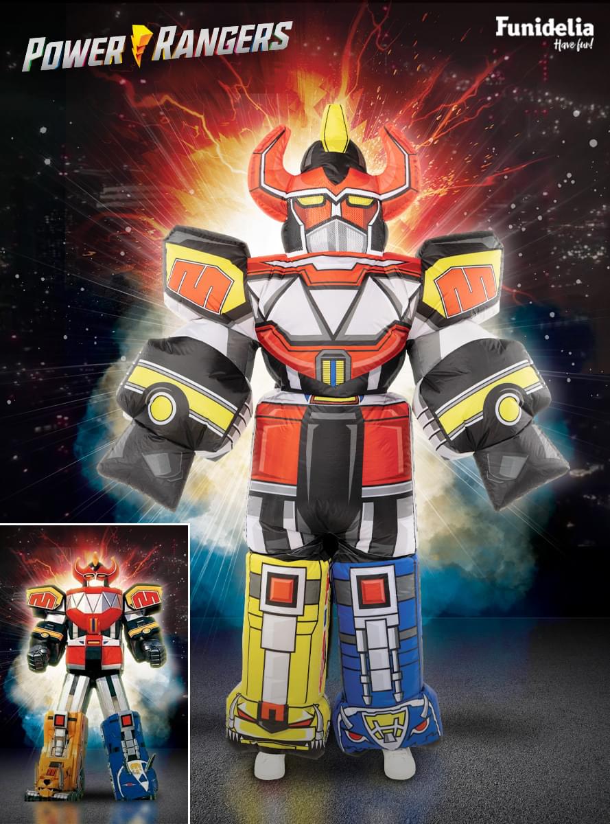 Pripučiamas Megazord kostiumas