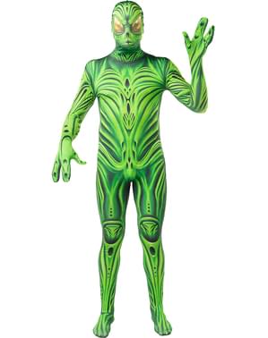 Disfraz de monstruo extraterrestre segunda piel para hombre