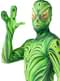 Costume di mostro alieno per uomo con seconda pelle