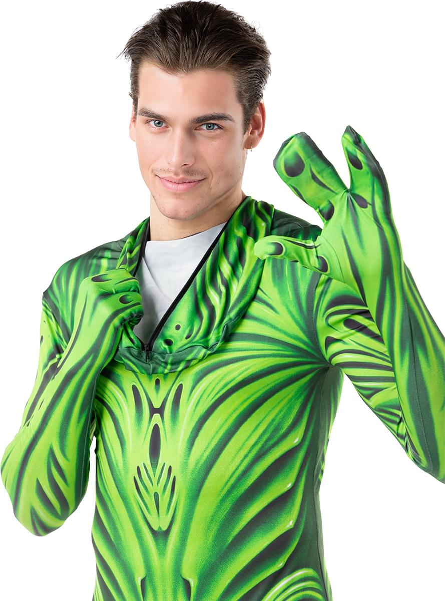 Kostym av ett utomjording monster andra hud för män
