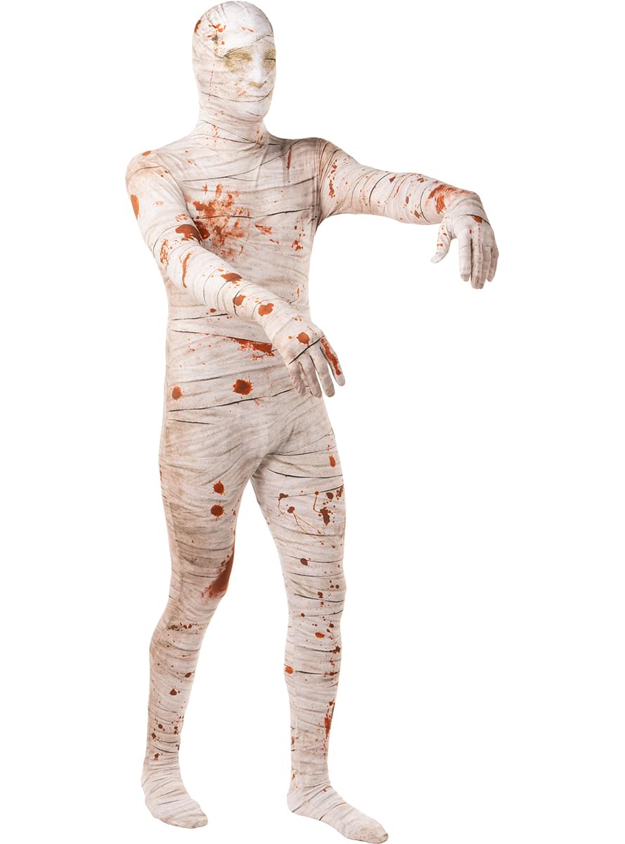 Costume mummia seconda pelle per adulti