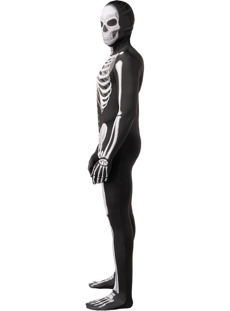 Pánský kostým kostry jako druhá kůže