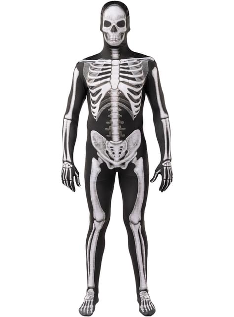 Pánský kostým kostry jako druhá kůže