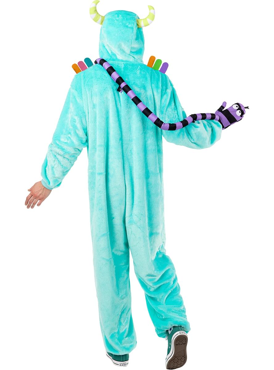 Farverig monster kostume til voksne