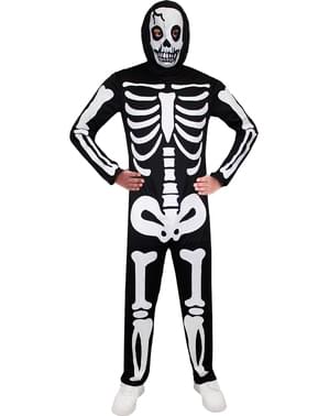 Glow in the dark skeleton costume for kids