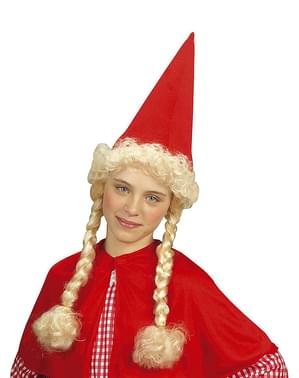 Girl's Gnome Hat with Plaits