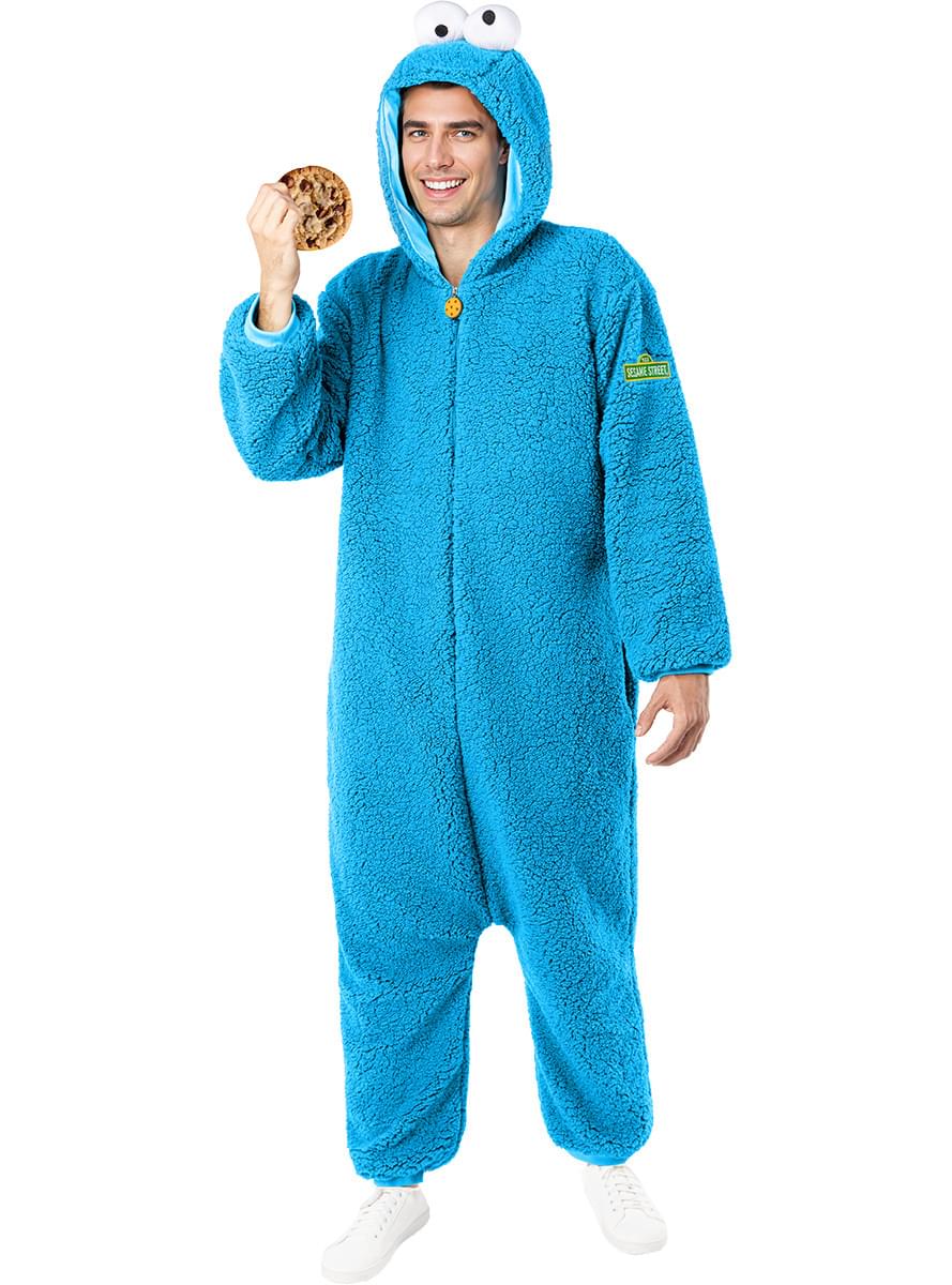 Gokke-monster kostume til voksne, stor størrelse - Sesame Street
