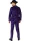 Pimp Faux Fur Purple Kostým - Suitmeister