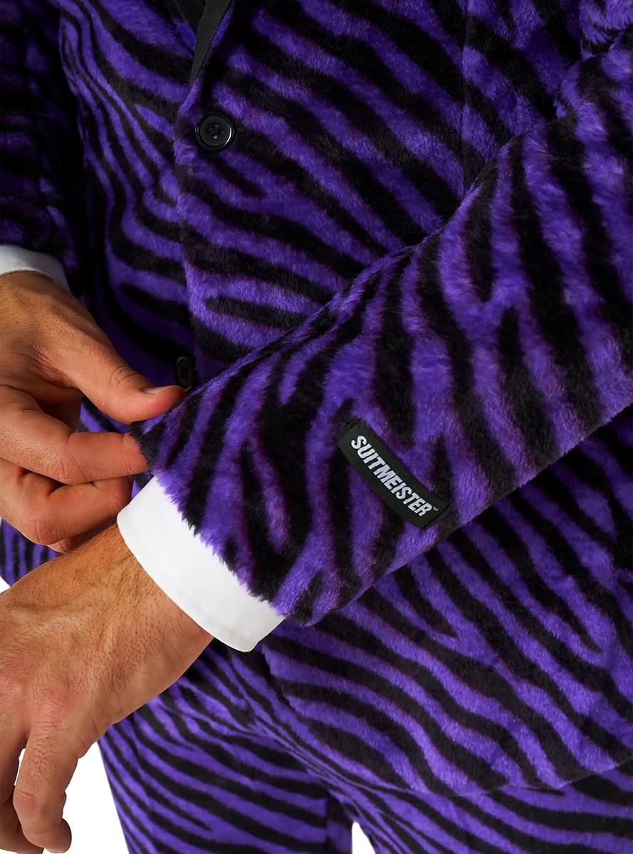 Pimp Faux Fur Purple costume - Suitmeister