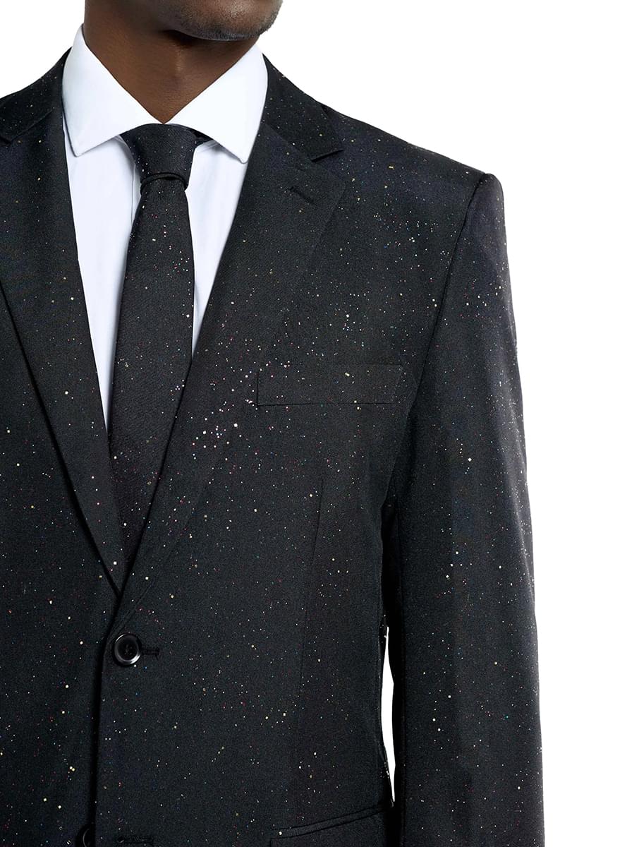 Juodas blizgantis kostiumas - Opposuits