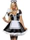 Costum sexy de servitoare franceză pentru femei