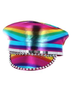 Flerfarget festivalcaps