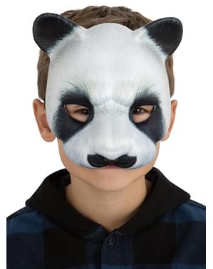 Panda-bjørn maske for barn