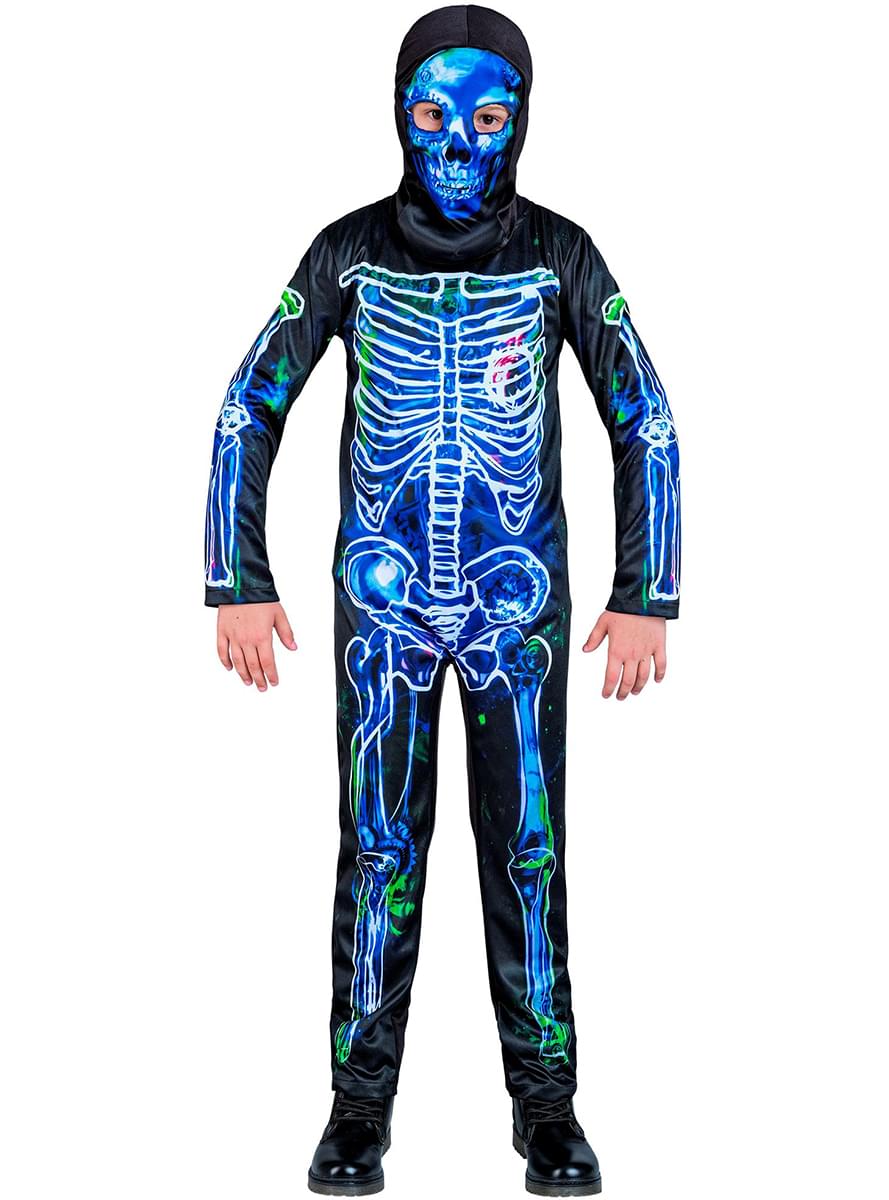 Costum toxic de schelet pentru copii