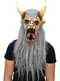 Krampus Maske Weiß