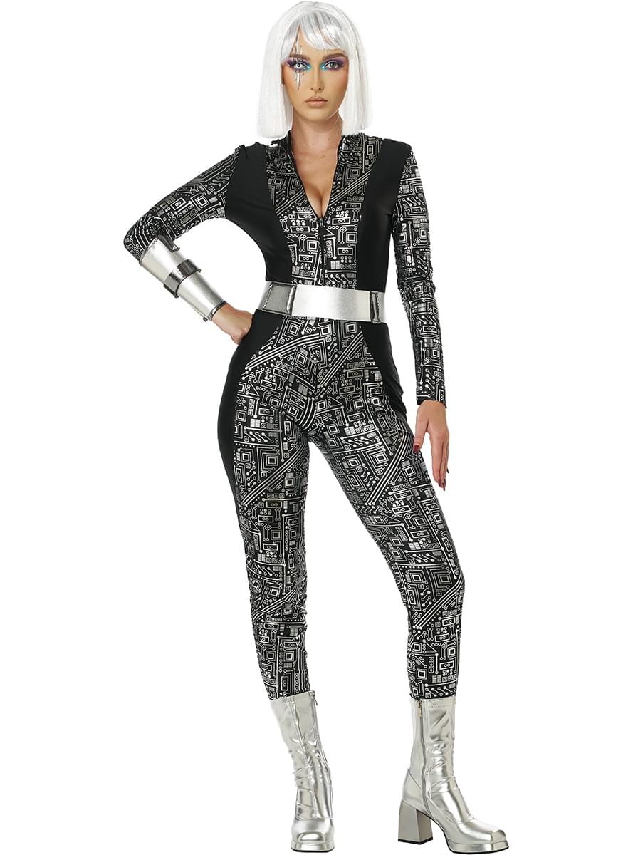 Costume di cyberspazio per donna