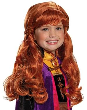 Peluca de Anna Frozen para niña - Frozen II