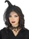 Witch headband with veil for women