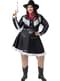 Fato cowgirl pistoleira para mulher tamanho grande