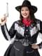 Fato cowgirl pistoleira para mulher tamanho grande