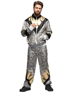 Dollar Tracksuit Costume from the 80s for Adults