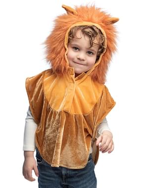 Løveponcho for barn