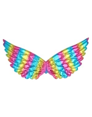 Ailes d'ange arc-en-ciel
