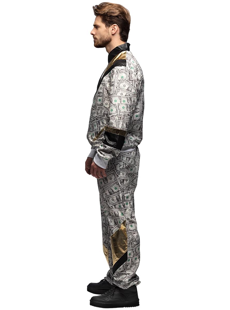 Dollar Tracksuit Costume from the 80s for Adults