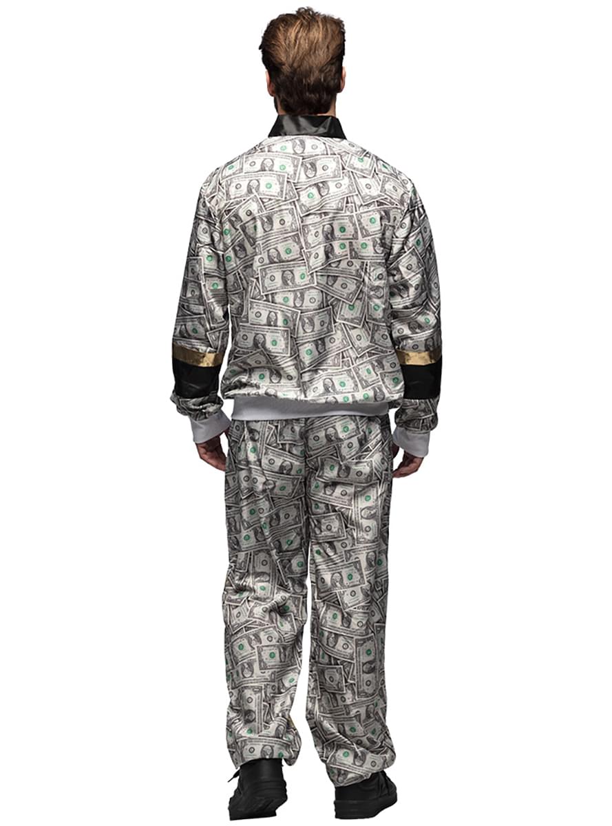 Dollar joggedress fra 80-tallet for voksen