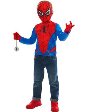 Spiderman kostyme sett for barn