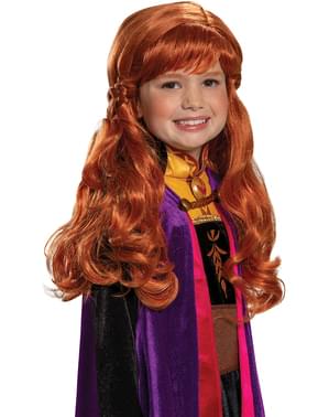 Anna-perukke fra Frost for jente - Frost II
