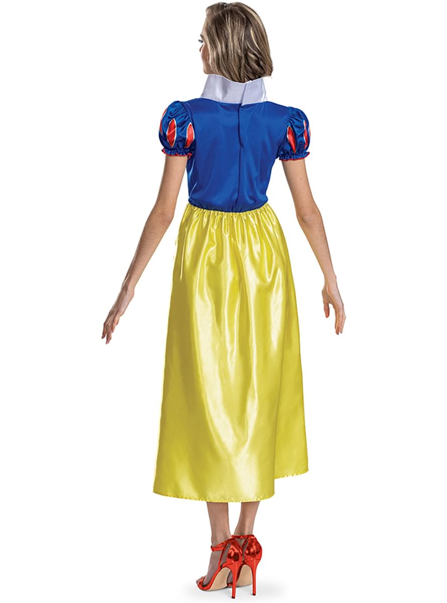 Fato clássico da Branca de Neve para mulher
