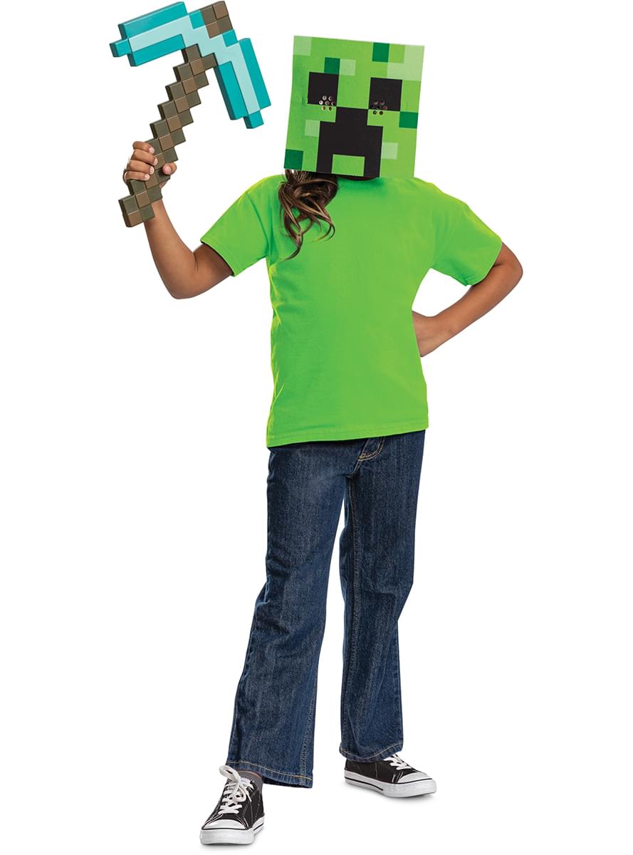Kit pico y máscara Creeper - Minecraft