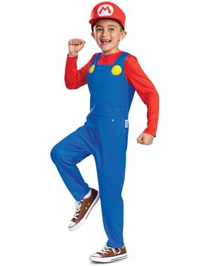 Déguisement classique de Mario Bros pour enfants
