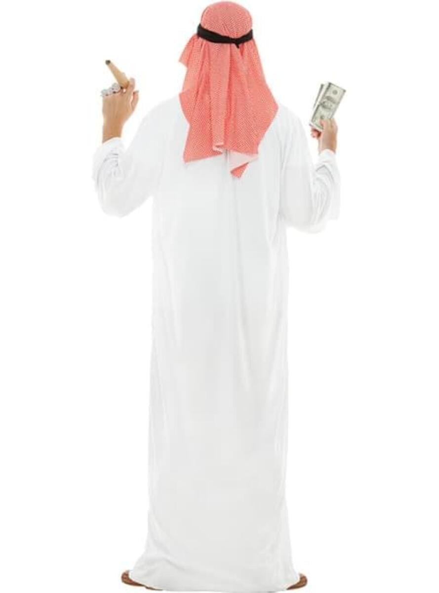 Kostyme som arabisk person med tilbehør Plus Size