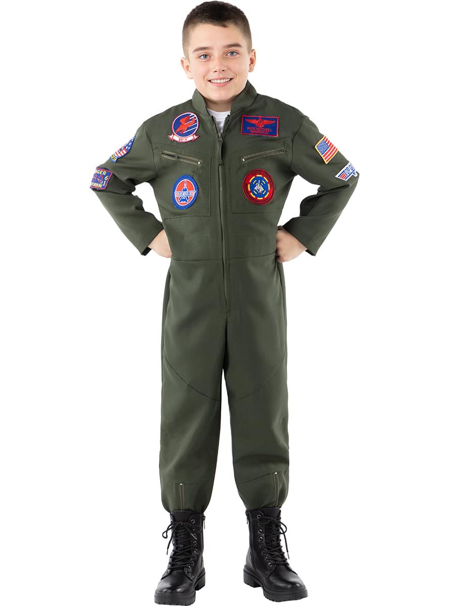 Kostým pilot Top Gun pro chlapce