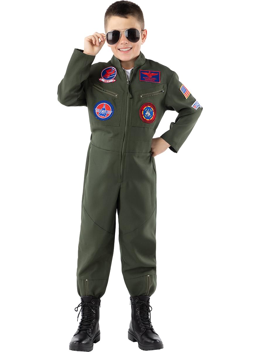 Lennuki kostüüm Top Gun poistele